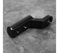 OEBUAFI Motorcycles Scooter Rearview Mirror Base Extension Bracket for Handlebar Space Saving Golden (Black)