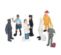 OEBUAFI People Figures PVC Bright Colors Work Model Toy for Kids Children Community Play