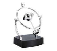 OEBUAFI Perpetual Motion Revolving Gadget, Stylish Decorative Science Toy, Ideal for Office Desk, Powered By AA Batteries