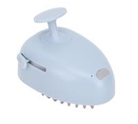 OEBUAFI Pet Spray Brush Pet Water Brush Mist Grooming Massage with One Button Design Spray Function for Cats Dry Bathing Hair Removal (Blue)
