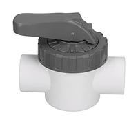 OEBUAFI Pool Diverter Valve with Large Handle, 2-Way ABS Ball Valve for