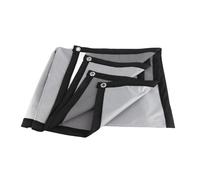 OEBUAFI Portable Foldable Movie Projector Screen Highly Durable Anti Light 16:9 Wall Mount Screen for Home Theater PVC Material (72 Inch)