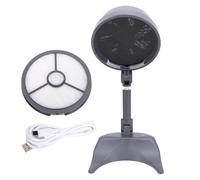 OEBUAFI Portable Range Hood, Mini Exhaust Fan with High Pressure Motor 3 Adjustable Gears 360° Airflow for Indoor BBQ Kitchen Type C Power Interface