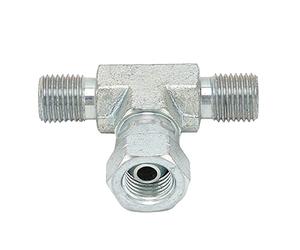 OEBUAFI Premium Stainless Steel 1/4in Tee Valve Connector for Airless Sprayer, Stable 3-Way Pipe Fitting