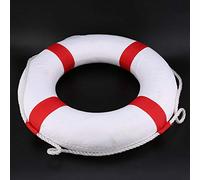 OEBUAFI Premium Swimming Ring, Professional Life Preserver with Oxford Cloth Cover and Foam Core for Pool Safety, 49cm Diameter