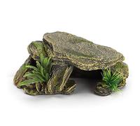 OEBUAFI Reptile Vivid Safe Shelters for Aquarium Fish Tank Reptiles Training Intuition Suitable for Various Life Scenes Resin Material