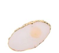 OEBUAFI Resin Mini Nail Art Gel Polish Color Mixing Plate Tips Display Holder for Nail Gel Mixing and Display, Convenient Grip, Resin Material in Pink (White)