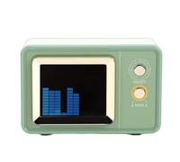 OEBUAFI Retro Bluetooth Speaker, Portable Wireless Speaker with Clear Sound Quality and Auto Sync Lyrics Display, for Home Office Desk Decor and Outdoor Activities