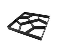 OEBUAFI Reusable Path Paver Concrete Mold 15.7x15.7x1.6in Walk Maker Stepping Stone Paver for Garden Patio Walkway, with ABS Plastic Construction, Deformation Proof Reusable Molding Tool