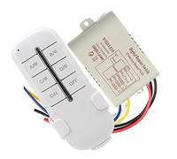 OEBUAFI RF Remote Control Switch for Droplight, Modern Low-Pressure Lamp, LED Light, 20m Indoor Control Distance, Anti-Disturbance, Easy Installation for Office (MR703 Three-way load 3 * 1000W)