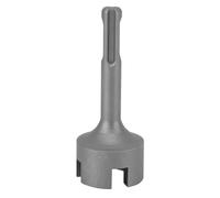 OEBUAFI SDS Plus Ground Rod Driver, Forged Steel Hammer Drill Attachment for Ground Rods Fence Posts Heavy Duty Earth Rod Driver for SDS Plus Hammers (Crossed)