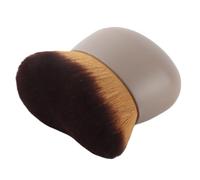 OEBUAFI Self Tan Blending Brush for Face and Body, Wave Shaped Applicator for Effortless Application, Compact Size, Durable ABS Plastic, 1 Piece (Khaki)