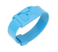 OEBUAFI Sheep Identification Bands Livestock Marking Rings PU Goat Collar with Color Recognition for Health Status Monitoring (36cm Blue)