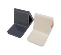 OEBUAFI Shower Shaving Foot Rest Easy Install Bathroom Foot Holder, 2 Pcs Shower Pedal for Legs, Yellow Gray