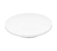 OEBUAFI Silent Gear Electric Rotating Turntable 3 Gear Speed 9 15 30 Seconds 360 Degree Motorized Display Stand with USB Battery Power for Product Photography Live Streaming (White Button)