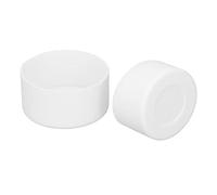 OEBUAFI Silicone Bumper Boot Protective Water Bottle Bottom Sleeve Cover for Space Thermal Cup, Anti Scratch Non Slip Noise Reducing, 2 Pack Thermal Cup Bottom Cover (White)
