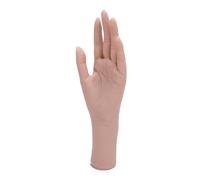 OEBUAFI Silicone Female Hand Model Nail Training Tool for Jewelry Display Soft Flexible Silicone Mannequin Hand 10.2 X 3.1in (Left)