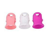 OEBUAFI Silicone Sleeve for Glass Bottle 8 Oz Series, Flexible and Protective Bottle Cover, Insulation and Durability, Set of 3 (White+Pink+Purple)