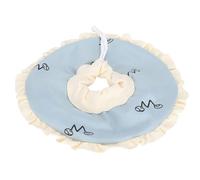 OEBUAFI Small Pet E-Collar Bite and Scratch Resistant Protective Ring, Prevent Secondary, for Guinea Pig and Rabbit, Pink, 1x Protective Ring