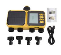 OEBUAFI Solar Water Timer with 2800mAh Battery Rain Delay Auto Irrigation Controller for Garden Hose Lawn Yard Sprinkler System