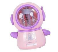 OEBUAFI Spaceman Pencil Sharpeners, Flexible Cartoon Electric Pencil Sharpener, Safe for Home and Classroom Use (Roseate)