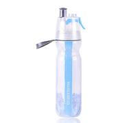 OEBUAFI Spray Water Bottle 2 in 1 Drinking and Misting Bottle 500ml with Atomizing Nozzle and Proof for Outdoor Sports Cycling Camping Hiking (red)
