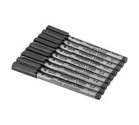 OEBUAFI STA 9pcs Water Based Brush Pen Set, Different Tip Sizes for Drawing Writing Sketching, with Clamp Cap and Anti Slip Design, Black Ink