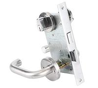 OEBUAFI Stainless Steel Door Lock Kit with Polished Anti-Wear Knob for Fire Emergency Exit and Corridor Passageway Lock, Warehouse