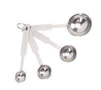 OEBUAFI Stainless Steel Measuring Spoons Set 4PCS Stylish Kitchen Gadgets