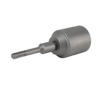 OEBUAFI T Post Ground Rod Driver, Heavy Duty Forged Steel Drill Bit Driver Impact Proof Hammer Drill Rod Converter for Grounding Rods Stakes Shallow Steel (45mm)