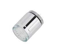 OEBUAFI Temperature Sensor Control LED Faucet Tap Waterfall Light with 3 Colors Change for Bathroom Kitchen Sink