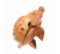 OEBUAFI Thailand Traditional Wooden Musical Instrument, Solid Wood Construction, Realistic Croaking Sound, Home Office Decor or (No. 4 12.7CM)