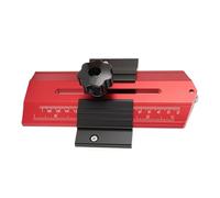 OEBUAFI Thin Rips Jig Table Saw Jig Guide, Precise Cutting Adjusted Stainless Steel Ripping Tool for Woodworking, with Clear Scales for Table Saw Band Router (Red)