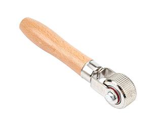 OEBUAFI Tire Patch Stitcher Roller with Wooden Handle, Bearing Inside for Inner Tube Repair (Medium)
