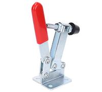 OEBUAFI Toggle Clamp GH-201-C Iron Horizontal Quick Fixture | Welding Clamp Tool with Plastic Handle, 182kg Holding Force, for Machine Operation and Mold Installation, 4x11cm