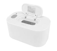 OEBUAFI USB Powered Wipe Warmer Wet Wipe Dispenser with Top Heating Plate & Temperature Control for Infants Kids Baby Comfort (White)