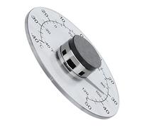 OEBUAFI Window Thermometer, Stick On Acrylic Stainless Steel Outdoor Temperature Gauge 40 to 50℃ Range No Battery 11cm