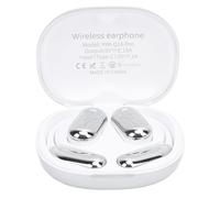 OEBUAFI Wireless Language Translator Earbuds with Touch Control and Long Battery Life Suitable for Daily Use and Business Meetings 2 Pack (Silver)