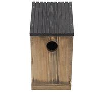 OEBUAFI Wooden Bird Nesting Box with Predator Guard for Bluebird Garden | Pine Birdhouse with Air Vents, Easy Clean-Out Doors, Weatherproof, Hanging Mount for Outdoor Backyard Decor
