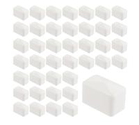 Oedema 40 Pcs Strut Channel Cap 1-5/8" x 4/5" Pvc White Short End Cap for Struts End to Protect The End of The Unistrut Channels