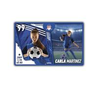 Oedim Custom Football Sticker Model 2 Blue Design, Various Sizes and Materials, Fun and Original