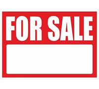 Oedim For Sale Sign Boards 50x70cm Ideal for Real Estate and Sell apartments Made of polypropylene Resistant and Economical