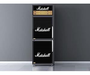 Oedim Marshall Refrigerator Vinyl 185 x 70 cm | Resistant Adhesive | Economic and Elegant Fridge Stickers | Fridge Vinyl
