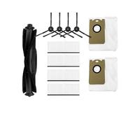 OEFNOCLKG Compatible With Imou L11 L11Pro Robot Vacuum Cleaner Spare Part Main Spin Edge Side Brush Hepa Filter Mop Rag Bag Kit(Red)