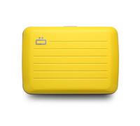 ÖGON -DESIGNS- Aluminium Card Holder Wallet, RFID Blocking. Model : Oslo | Secure metal clasp. Instant card access with one-hand opening. Holds up to 10 cards & bills. Compact design.