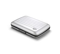 Aluminium Card Holder with Metal Lock, RFID Protection Against Fraud and demagnetization, Compact Wallet, Smart Case Oslo Model