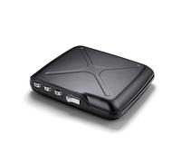 ÖGON -DESIGNS- Aluminium Code Wallet, Lockable with a 3 Digit Code, RFID Protection Against Fraud and demagnetization, Secured Card Holder, Code Wallet Model
