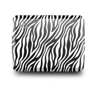 ÖGON -DESIGNS- Aluminum Wallet, Large Capacity with Metal Lock, RFID Protection Against Fraud and demagnetization, Smart Case Oslo Large Model (Engraving Zebra)