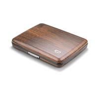 ÖGON -DESIGNS- Aluminum Wallet, Large Capacity with Metal Lock, RFID Protection Against Fraud and demagnetization, Smart Case Oslo Large Model (Sequoia Effect)