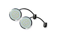 OEHCBDKS Motorbike Rear Blinker 2-Inch Bullet 1157 White&Amber Dual-color LED Front Turn Signal Lights For Ha&rley Davidson Softail Dyna Motorcycles